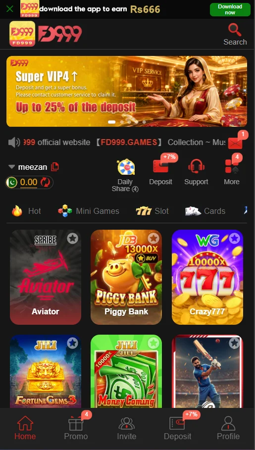 FD999 Game download in pakistan